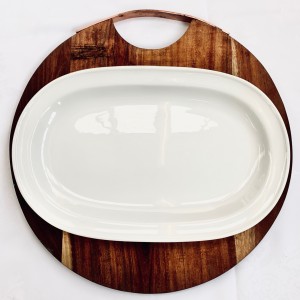 Platter, Crockery 26cm x 36cm Oval